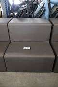 Times 2 - 36" wide x 34" tall x 40" deep charcoal vinyl modular seating