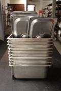 Times 10 - 1/3 x 6 stainless inset with lids