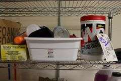Top shelf to go - assorted cleaning products