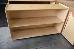 Times 2 - 48" wide x 30" tall x  14" deep wood portable bookcases