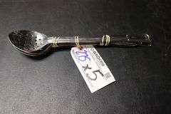 Times 5 - assorted service spoons