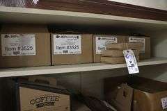 Times 4 - cases of BRP box shops - 7" x 4 1/2" x 1" simplex lid brown with window