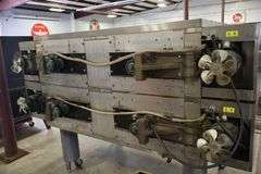 Stack of Middleby Marshall WOW PS670G portable gas conveyor pizza ovens with digital controls & 32" wide conveyors
