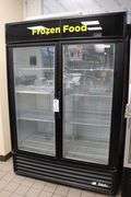True GDM-49F glass 2 door freezer - nice