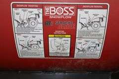 Boss Smart Shied 6' UTV straight plow with bracket - no controller