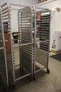 Times 2 - Advance Tabco PR20-3W portable aluminum sheet pan racks