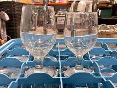 Times 125 - Water goblet glasses with dish boxes - 2 styles