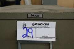 Victor 4 drawer fire proof letter file cabinet - no key