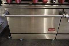 60" Dynamic Cooking Systems 60-10-2 gas 10 burner range with double oven