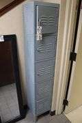 12" x 20" x 60" tall 5 door employee locker