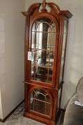 24" x 76" x 24" lighted display cabinet