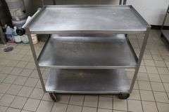 Bloomfield 22" x 38" stainless bussing cart
