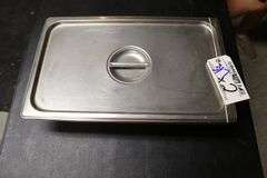 Times 2 - 12 x 20 stainless insets with 1 lid