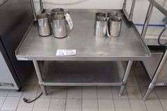 30" x 36" x 24" tall stainless equipment stand