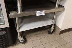 30" x 36" stainless portable equipment stand