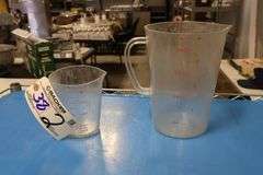 Times 2 - 1  & 4 Quart acrylic measuring pitchers