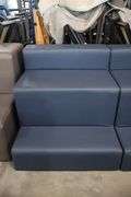 Times 2 - 36" wide x 34" tall x 40" deep Navy vinyl modular seating