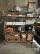 Times 2 - 24" x 60" portable chrome racks