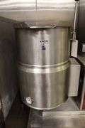 Crown EC-12TW 208 volt - 1 or 3 phase (wired for 3 phase)  tilting kettle with stainless equipment stand