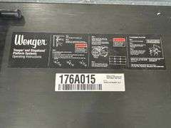 Times 4 - Wenger 4' x 8' x 16" metal framed interlocking staging- 176A015 - nice condition