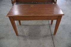 Baldwin 57" wood upright piano with bench