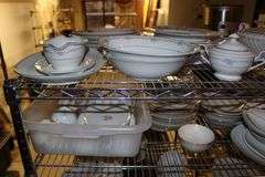Top 2 shelves - assorted fine China