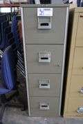 Victor 4 drawer fire proof letter file cabinet - no key