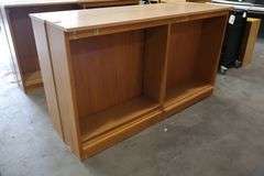 Times 2 - 72" wide x 42" tall x 14" deep wood book cases
