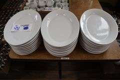 Times 25 - Oneida bright white 13" platters