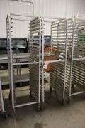 Times 2 - Advance Tabco PR20-3W portable aluminum sheet pan racks