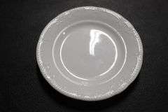 Times 48 - sets with 3 plates per set of Delco ornate catering/wedding - 9 1/2 plate - 7 1/2" plate - 6 3/4" plate - matching (144 total plates in 3 sizes)