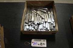 Times 10 dozen - heavy duty knives - matches forks