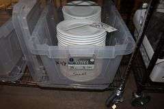 Times 48 - Delco  ornate catering/wedding - 9 1/2" plates