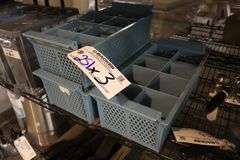 Times 3 - silverware dish box racks with no handles