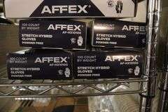 Times 9 - new Apex extra large powder free latex gloves