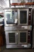 Stack of Southbend Silver Star Series gas portable convection ovens
