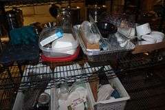 Shelf to go - assorted glassware, kitchen related and more