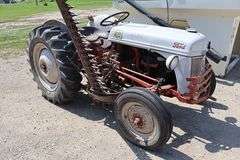 Ford 8N tractor w/ belly mount 72" sickle mower, New Battery, fenders, good rubber, 161 hours on meter