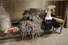 Bottom shelf to go - assorted cleaners