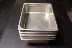 Times 7 - 1/2 x 4 stainless insets with no lids