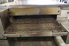 Stack of Middleby Marshall WOW PS670G portable gas conveyor pizza ovens with digital controls & 32" wide conveyors