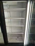 True GDM-49 portable glass 2 door merchandising cooler - nice condition