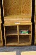 Times 2 - 32" x 96" x 17" deep wood book cases - no shelf pins