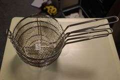 Times 3 - Supera FCB-9 wire fryer baskets