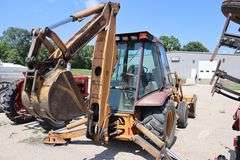 1994 Case 580 Super K Construction King backhoe loader, Runs great, 2wd, 80" front "clam" loader bucket, 18" rear hoe bucket, 2,657 hours, 50% rubber, small tears in seat, leaking some hydr. Oil, s/n JJG0183876