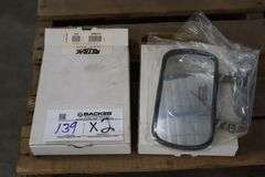 Times 2 - Retrac 4" x 8" safety mirrors