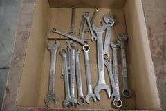 Box to go - Assorted SAE wrenches - some are Craftsman