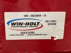 Winholt 24" x 36" heavy duty red metal 4 wheel warehouse cart
