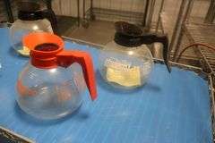 All to go - (4) Glass coffee pots