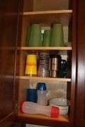 Cabinet to go - Cups, plates, & more